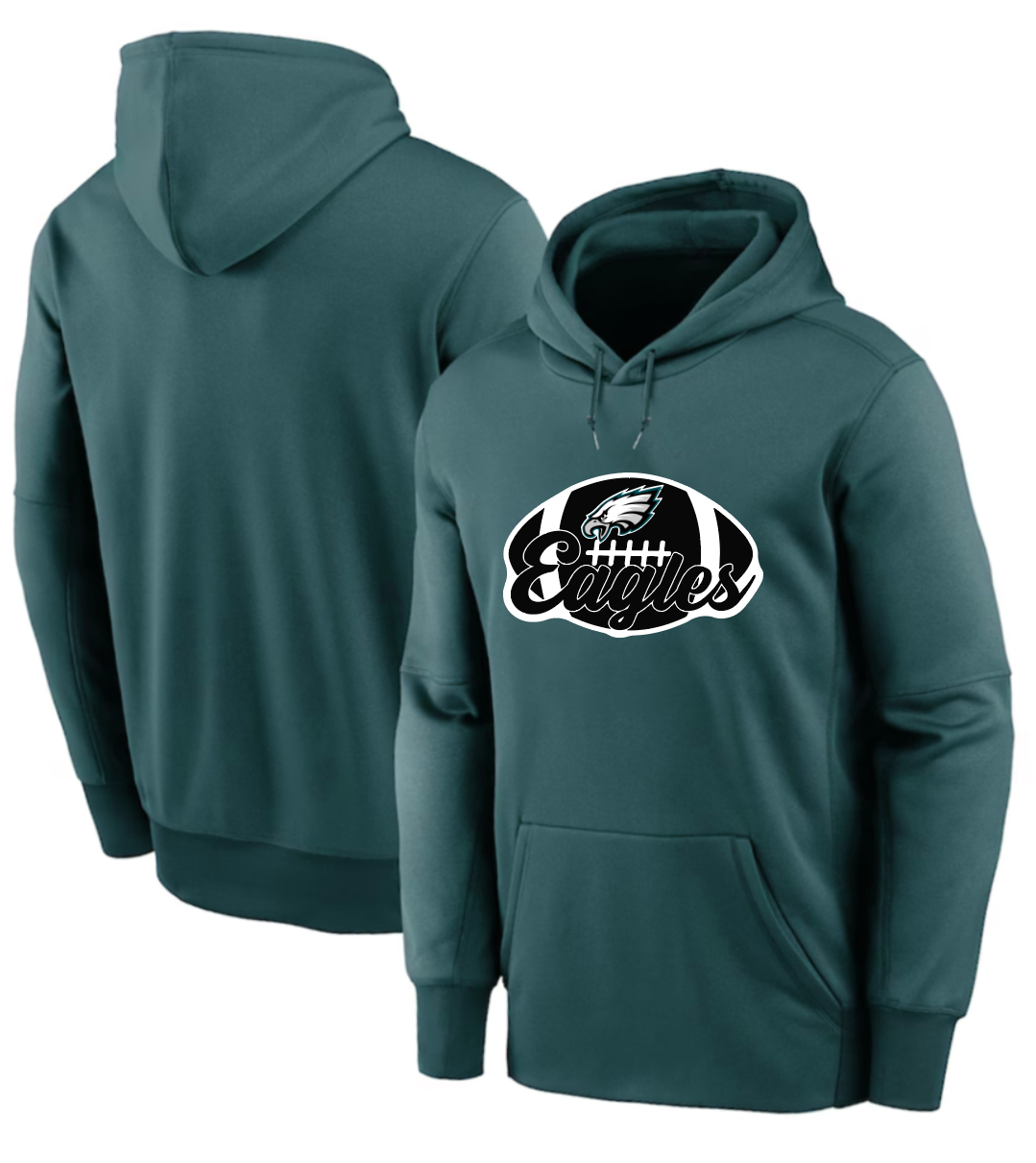 Men 2025 Philadelphia Eagles green hoodie style 13